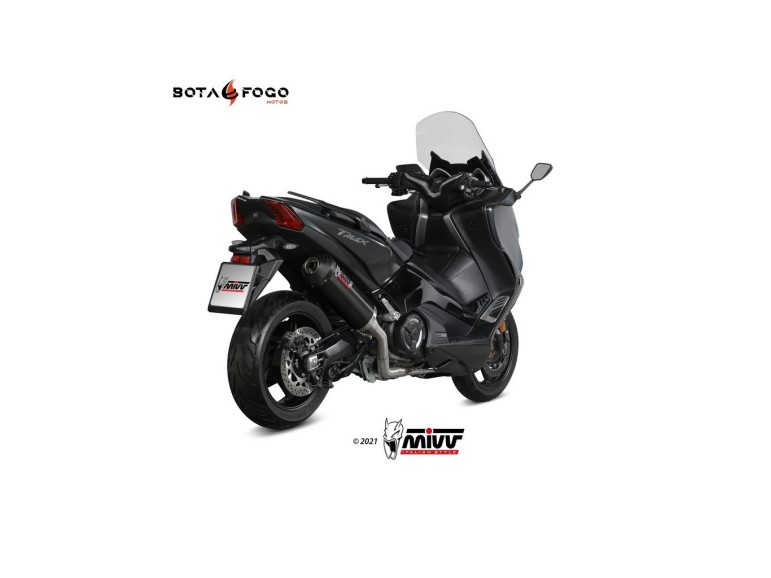 Escape Completo  Oval black con tapa carbono Mivv Y.061.LVC