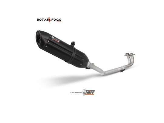 Escape Completo  Suono black con tapa carbono Mivv Y.018.L9