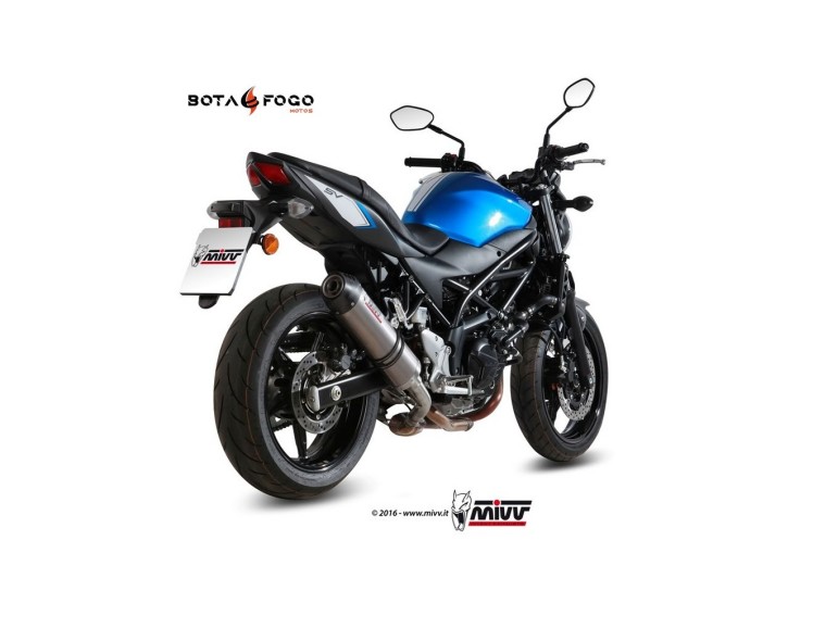 Silenciador Oval Titan con tapa carbono Mivv S.045.L4C