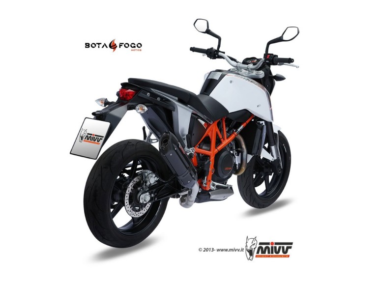 Silenciador Suono black con tapa carbono Mivv KT.010.L9