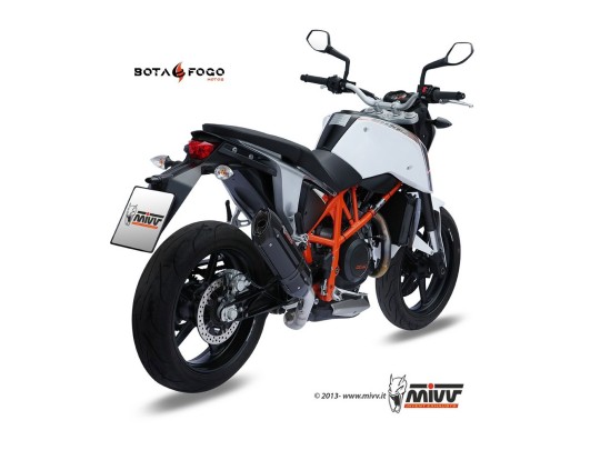 Silenciador Suono black con tapa carbono Mivv KT.010.L9