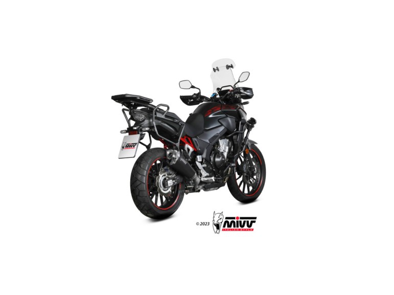 Mivv Slip-On Delta Race Black Honda CB 500 F/X 2021-25