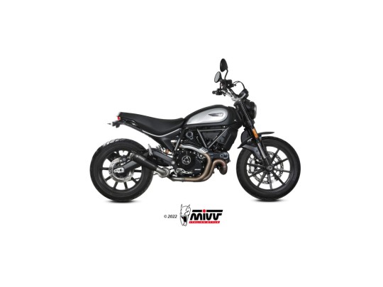 Mivv Slip-On X-M1 black Ducati Scrambler 800 Icon / Icon Dark 2021-22