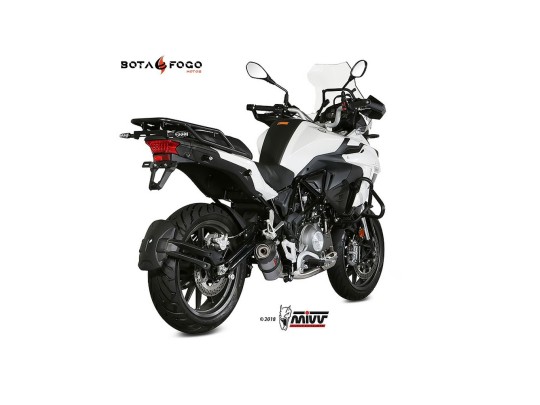 Silenciador Oval Titan con tapa carbono Mivv E.003.L4C