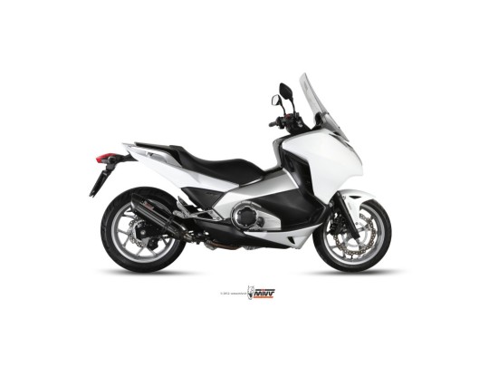 Mivv Slip-On Suono black con tapa carbono Honda Integra  700/750 / NC 700/750 S / X
