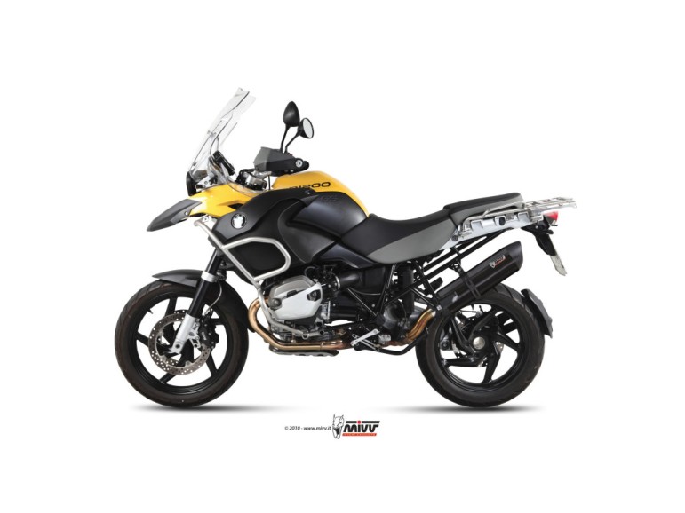 Mivv Slip-On Suono black con tapa carbono BMW R 1200 GS / Adventure 2010-12