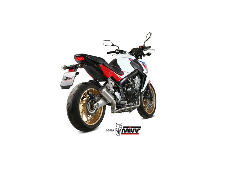 Mivv Full system 4x2x1 MK3 St. Steel Honda CB 650 F 2014-18