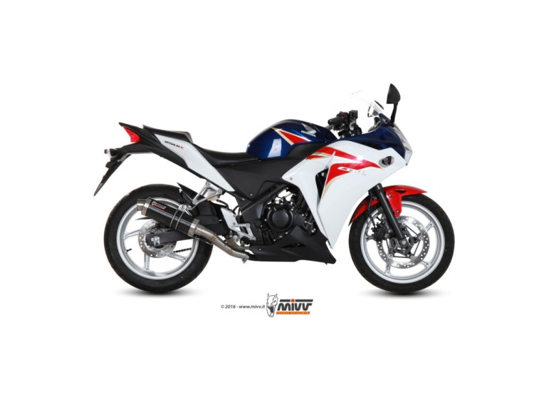 Mivv Slip-On GP black Honda CBR 250 R 2011-14