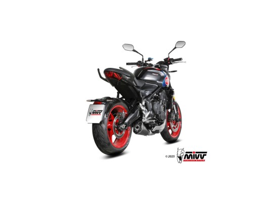 Mivv Escape Completo 3x1 DELTA RACE BLACK TRIUMPH TRIDENT 660 2025-26