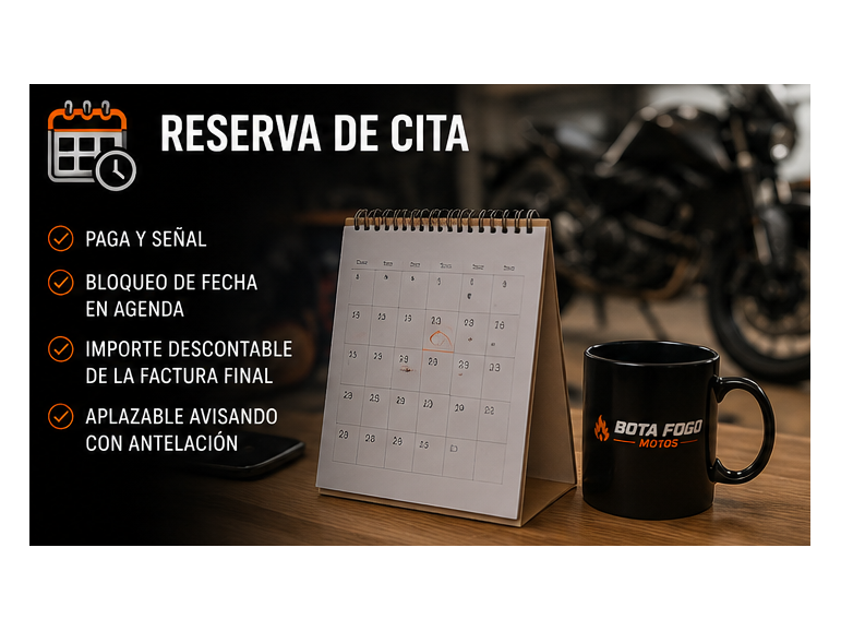 Reserva cita de taller