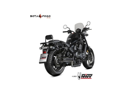 Silenciador HR-1 Black con tapa en carbono larga Mivv H.092.LH1BG