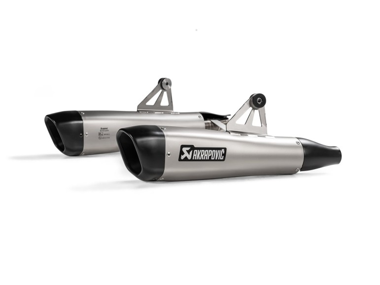 Akrapovic Silenciosos Slip-on. Homologado Triumph Bonneville 865 T100 2017-20