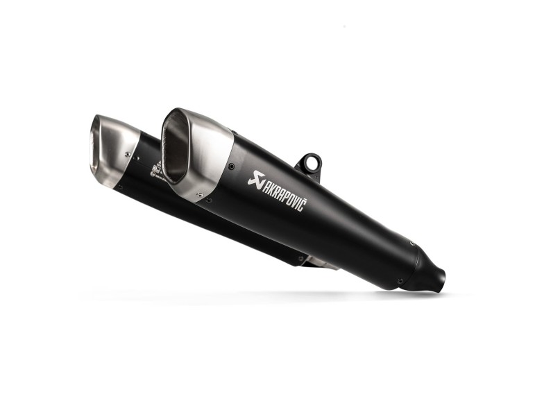 Akrapovic BLACK EDITION silenciosos Slip-on. Homologado Triumph Thruxton 1200 2016-20