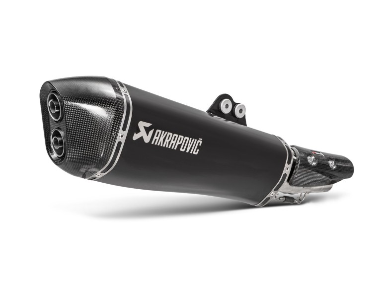 BLACK EDITION silenciosos Slip-on. Homologado Akrapovic. sky5so1hraassbl