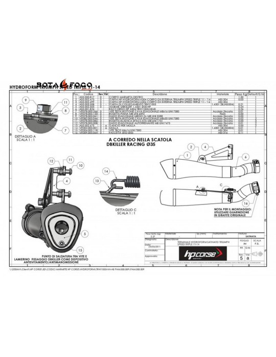 Escape HYDROFORM HP Corse. trhy1003-nn-ab