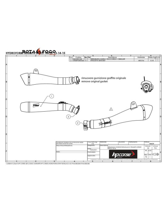 Escape HYDROFORM HP Corse. trhy1001-ag