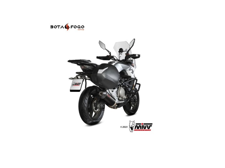 Silenciador Oval black con tapa carbono Mivv CF.002.LVC