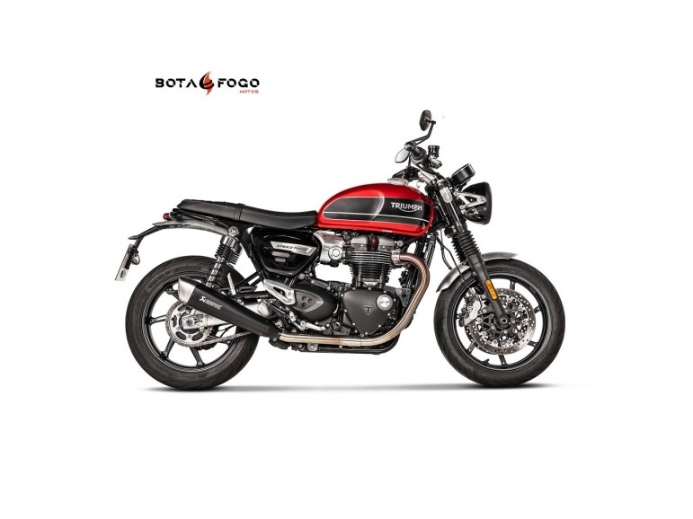 BLACK EDITION silenciosos Slip-on. Homologado Akrapovic. s-t12so2-hcqtbl